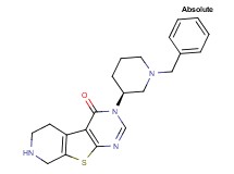 3-[(3S)-1-benzyl-3-piperidinyl]-5,6,7,8-tetrahydropyrido[4',3':4,5]thieno[2,3-d]pyrimidin-4(3H)-one dihydrochloride