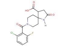 8-(2-chloro-6-fluorobenzoyl)-2-oxo-1,8-diazaspiro[4.5]decane-4-carboxylic acid