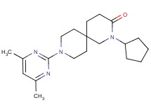 2-cyclopentyl-9-(4,6-dimethylpyrimidin-2-yl)-2,9-diazaspiro[5.5]undecan-3-one