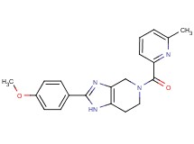 2-(4-methoxyphenyl)-5-[(6-methylpyridin-2-yl)carbonyl]-4,5,6,7-tetrahydro-1H-imidazo[4,5-c]pyridine