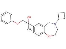 2-(4-cyclobutyl-2,3,4,5-tetrahydro-1,4-benzoxazepin-7-yl)-1-phenoxy-2-propanol