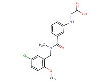 [(3-{[(5-chloro-2-methoxybenzyl)(methyl)amino]carbonyl}phenyl)amino]acetic acid