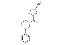 5-[(3-phenylpiperazin-1-yl)carbonyl]-1H-pyrrole-3-carbonitrile