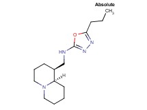 N-[(1S,9aR)-octahydro-2H-quinolizin-1-ylmethyl]-5-propyl-1,3,4-oxadiazol-2-amine
