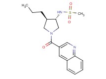 N-[(3S*,4R*)-4-propyl-1-(3-quinolinylcarbonyl)-3-pyrrolidinyl]methanesulfonamide