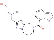 2-(methyl{[5-(pyrazolo[1,5-a]pyridin-7-ylcarbonyl)-5,6,7,8-tetrahydro-4H-pyrazolo[1,5-a][1,4]diazepin-2-yl]methyl}amino)ethanol