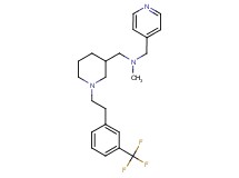 N-methyl-1-(4-pyridinyl)-N-[(1-{2-[3-(trifluoromethyl)phenyl]ethyl}-3-piperidinyl)methyl]methanamine
