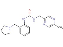 N-[(5-methylpyrazin-2-yl)methyl]-N'-[2-(pyrrolidin-1-ylmethyl)phenyl]urea