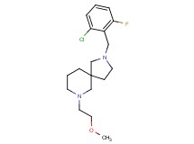 2-(2-chloro-6-fluorobenzyl)-7-(2-methoxyethyl)-2,7-diazaspiro[4.5]decane