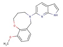 10-methoxy-5-(1H-pyrrolo[2,3-b]pyridin-6-yl)-3,4,5,6-tetrahydro-2H-1,5-benzoxazocine