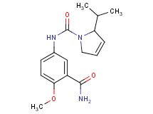 N-[3-(aminocarbonyl)-4-methoxyphenyl]-2-isopropyl-2,5-dihydro-1H-pyrrole-1-carboxamide