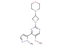 4-{1-[5-methoxy-4-(1-methyl-1H-pyrazol-5-yl)pyrimidin-2-yl]azetidin-3-yl}morpholine