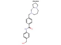 4-[(9aS)-hexahydro-1H-pyrrolo[1,2-a][1,4]diazepin-2(3H)-ylmethyl]-N-[4-(hydroxymethyl)phenyl]benzamide