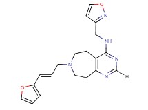 7-[(2E)-3-(2-furyl)prop-2-en-1-yl]-N-(isoxazol-3-ylmethyl)-6,7,8,9-tetrahydro-5H-pyrimido[4,5-d]azepin-4-amine