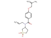 N-allyl-N-(1,1-dioxidotetrahydro-3-thienyl)-4-[(2-methylprop-2-en-1-yl)oxy]benzamide