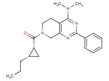 N,N-dimethyl-2-phenyl-7-{[(1R*,2S*)-2-propylcyclopropyl]carbonyl}-5,6,7,8-tetrahydropyrido[3,4-d]pyrimidin-4-amine