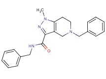N,5-dibenzyl-1-methyl-4,5,6,7-tetrahydro-1H-pyrazolo[4,3-c]pyridine-3-carboxamide