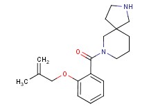 7-{2-[(2-methylprop-2-en-1-yl)oxy]benzoyl}-2,7-diazaspiro[4.5]decane