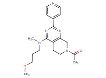7-acetyl-N-(3-methoxypropyl)-N-methyl-2-pyridin-4-yl-5,6,7,8-tetrahydropyrido[3,4-d]pyrimidin-4-amine