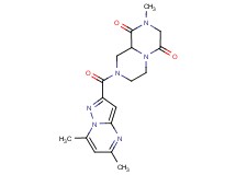 8-[(5,7-dimethylpyrazolo[1,5-a]pyrimidin-2-yl)carbonyl]-2-methyltetrahydro-2H-pyrazino[1,2-a]pyrazine-1,4(3H,6H)-dione