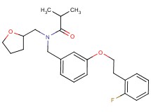 N-{3-[2-(2-fluorophenyl)ethoxy]benzyl}-2-methyl-N-(tetrahydro-2-furanylmethyl)propanamide