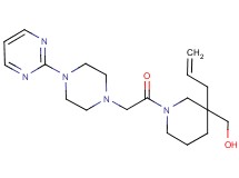 (3-allyl-1-{[4-(2-pyrimidinyl)-1-piperazinyl]acetyl}-3-piperidinyl)methanol