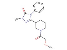 5-[1-(methoxyacetyl)piperidin-3-yl]-2-methyl-4-phenyl-2,4-dihydro-3H-1,2,4-triazol-3-one