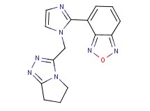 4-[1-(6,7-dihydro-5H-pyrrolo[2,1-c][1,2,4]triazol-3-ylmethyl)-1H-imidazol-2-yl]-2,1,3-benzoxadiazole