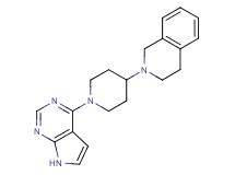 2-[1-(7H-pyrrolo[2,3-d]pyrimidin-4-yl)-4-piperidinyl]-1,2,3,4-tetrahydroisoquinoline