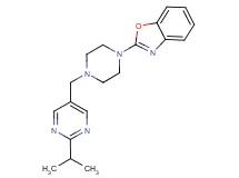 2-{4-[(2-isopropylpyrimidin-5-yl)methyl]piperazin-1-yl}-1,3-benzoxazole