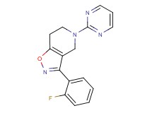 3-(2-fluorophenyl)-5-pyrimidin-2-yl-4,5,6,7-tetrahydroisoxazolo[4,5-c]pyridine formate
