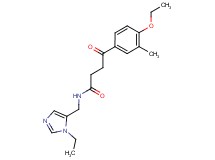 4-(4-ethoxy-3-methylphenyl)-N-[(1-ethyl-1H-imidazol-5-yl)methyl]-4-oxobutanamide