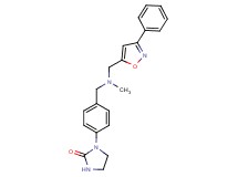 1-[4-({methyl[(3-phenyl-5-isoxazolyl)methyl]amino}methyl)phenyl]-2-imidazolidinone