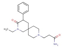 3-(2-ethyl-3-oxo-4-phenyl-2,9-diazaspiro[5.5]undec-9-yl)propanamide