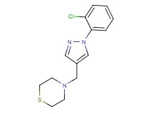 4-{[1-(2-chlorophenyl)-1H-pyrazol-4-yl]methyl}thiomorpholine
