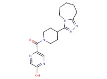 5-{[4-(6,7,8,9-tetrahydro-5H-[1,2,4]triazolo[4,3-a]azepin-3-yl)-1-piperidinyl]carbonyl}-2-pyrazinol