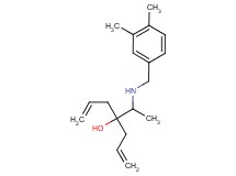 4-{1-[(3,4-dimethylbenzyl)amino]ethyl}-1,6-heptadien-4-ol