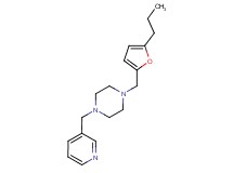 1-[(5-propyl-2-furyl)methyl]-4-(pyridin-3-ylmethyl)piperazine