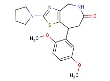 8-(2,5-dimethoxyphenyl)-2-pyrrolidin-1-yl-4,5,7,8-tetrahydro-6H-[1,3]thiazolo[4,5-c]azepin-6-one