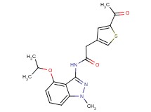 2-(5-acetyl-3-thienyl)-N-(4-isopropoxy-1-methyl-1H-indazol-3-yl)acetamide