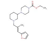 ethyl 4-{1-[(2E)-3-(2-furyl)-2-methyl-2-propen-1-yl]-3-piperidinyl}-1-piperazinecarboxylate