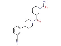 3-{[4-(3-cyanophenyl)-1-piperidinyl]carbonyl}-1-piperidinecarboxamide