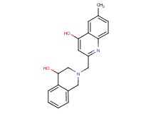 2-[(4-hydroxy-3,4-dihydroisoquinolin-2(1H)-yl)methyl]-6-methylquinolin-4-ol