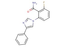 2-fluoro-6-(4-phenyl-1H-imidazol-1-yl)benzamide