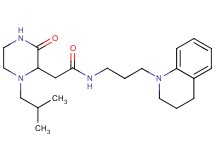 N-[3-(3,4-dihydro-1(2H)-quinolinyl)propyl]-2-(1-isobutyl-3-oxo-2-piperazinyl)acetamide