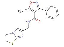 N-(2,3-dihydroimidazo[2,1-b][1,3]thiazol-6-ylmethyl)-5-methyl-3-phenylisoxazole-4-carboxamide