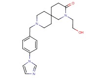2-(2-hydroxyethyl)-9-[4-(1H-imidazol-1-yl)benzyl]-2,9-diazaspiro[5.5]undecan-3-one