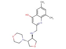 6,8-dimethyl-2-({[(3R*,4R*)-4-morpholin-4-yltetrahydrofuran-3-yl]amino}methyl)quinolin-4-ol