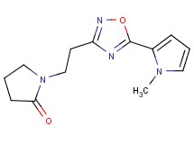 1-{2-[5-(1-methyl-1H-pyrrol-2-yl)-1,2,4-oxadiazol-3-yl]ethyl}-2-pyrrolidinone