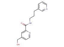 4-(hydroxymethyl)-N-(3-pyridin-3-ylpropyl)pyridine-2-carboxamide